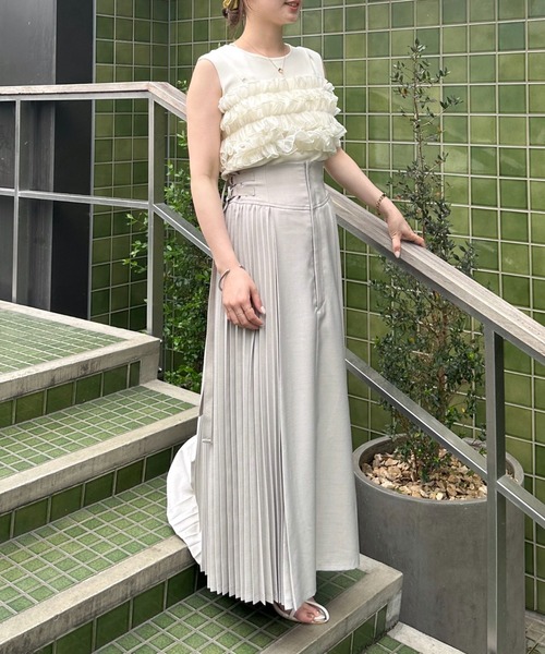 【ビスケ】セット① セール】ウーリータッチ ビスチェパンツセット/セットアップ