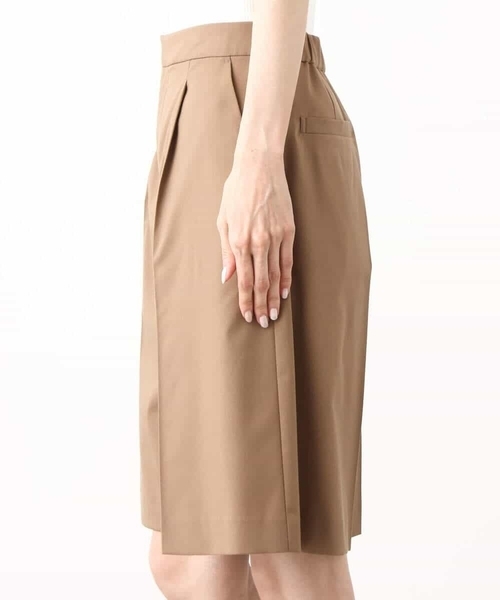 MK MICHEL KLEIN(エムケーミッシェルクラン)の「ベーシックツイルショート丈パンツ/洗える(その他パンツ・レディース・モカ/ネイビー・38)」の18枚目の写真