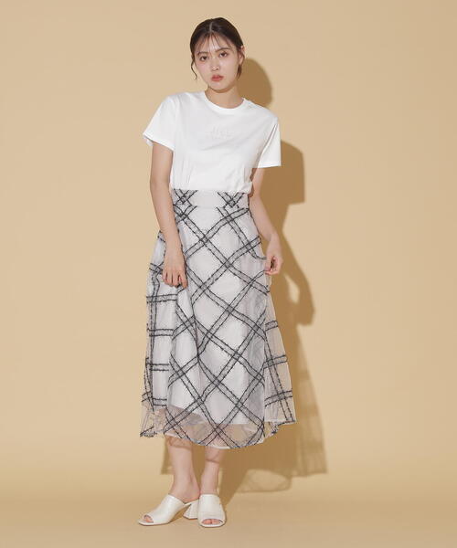 JILL by JILL STUART(ジルバイジルスチュアート)の「◇オーガニックコットンパール刺繍ロゴTシャツ(Tシャツ/カットソー・レディース・ホワイト/ホワイト系その他/ブラック・FREE)」の15枚目の写真