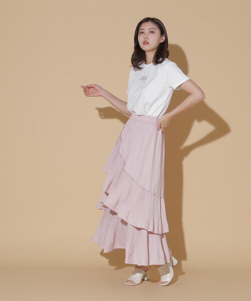 JILL by JILL STUART(ジルバイジルスチュアート)の「◇オーガニックコットンパール刺繍ロゴTシャツ(Tシャツ/カットソー・レディース・ホワイト/ホワイト系その他/ブラック・FREE)」の22枚目の写真
