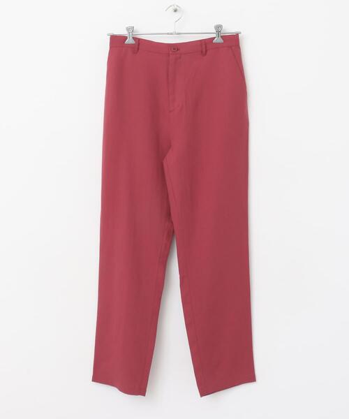 ITEMS URBANRESEARCH（アイテムズ アーバンリサーチ）の「コットン×リネン RELAX トラウザー（その他パンツ・メンズ・ブラック/グリーン/レッド/チャコールグレー・LARGE/MEDIUM）」の4枚目の写真