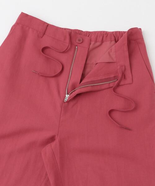 ITEMS URBANRESEARCH（アイテムズ アーバンリサーチ）の「コットン×リネン RELAX トラウザー（その他パンツ・メンズ・ブラック/グリーン/レッド/チャコールグレー・LARGE/MEDIUM）」の14枚目の写真