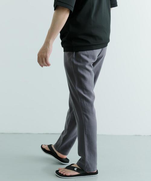 ITEMS URBANRESEARCH（アイテムズ アーバンリサーチ）の「コットン×リネン RELAX トラウザー（その他パンツ・メンズ・ブラック/グリーン/レッド/チャコールグレー・LARGE/MEDIUM）」の21枚目の写真