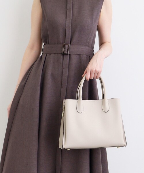 grove(グローブ)の「◆雑誌掲載【人間工学】中仕切り2WAYトート(トートバッグ・レディース・ライトグレー/ブラック/ダークグレー/サンドベージュ・00)」の3枚目の写真