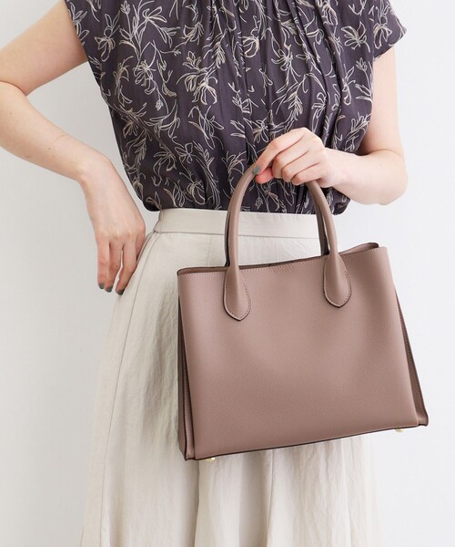 grove(グローブ)の「◆雑誌掲載【人間工学】中仕切り2WAYトート(トートバッグ・レディース・ライトグレー/ブラック/ダークグレー/サンドベージュ・00)」の4枚目の写真