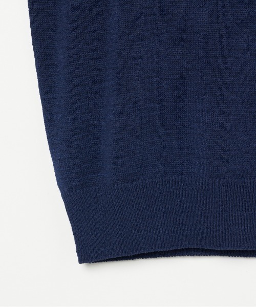 HELIOPOLE（エリオポール）の「TAPE YARN CREW NECK（ニット/セーター・レディース・ベージュ/ネイビー・38）」の7枚目の写真