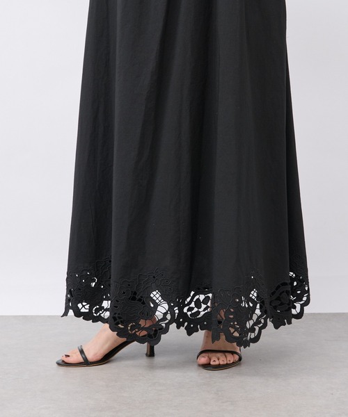 RIVE DROITE(リヴドロワ)の「【à Nice (ア ・ニース)】エンブロイダリーキャミワンピース(ワンピース・レディース・ブラック/サックスブルー・FREE)」の9枚目の写真