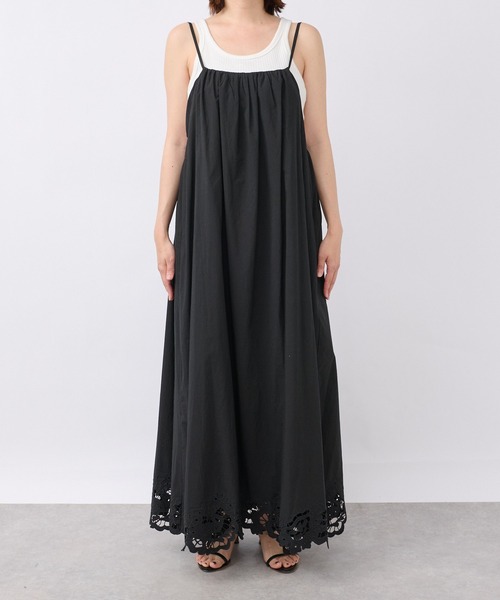 RIVE DROITE(リヴドロワ)の「【à Nice (ア ・ニース)】エンブロイダリーキャミワンピース(ワンピース・レディース・ブラック/サックスブルー・FREE)」の21枚目の写真