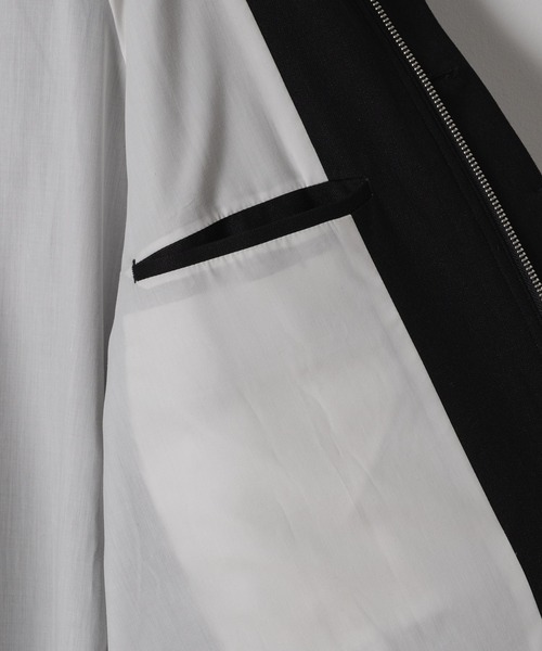 CASPER JOHN(キャスパージョン)の「Roll-up bal collar coat/ロールアップバルカラーコート(その他アウター・メンズ・ネイビー/ブラック・LARGE/MEDIUM/SMALL/X-SMALL)」の13枚目の写真