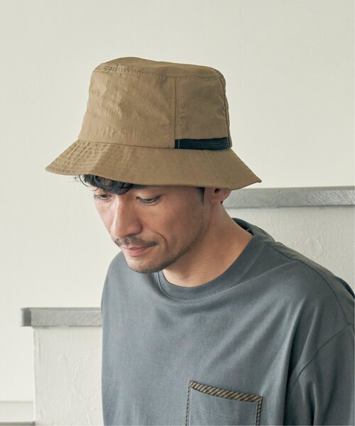 ikka（イッカ）の「リップストップSTDバケットハット（ハット・メンズ・ベージュ/ブラック・FREE）」の12枚目の写真