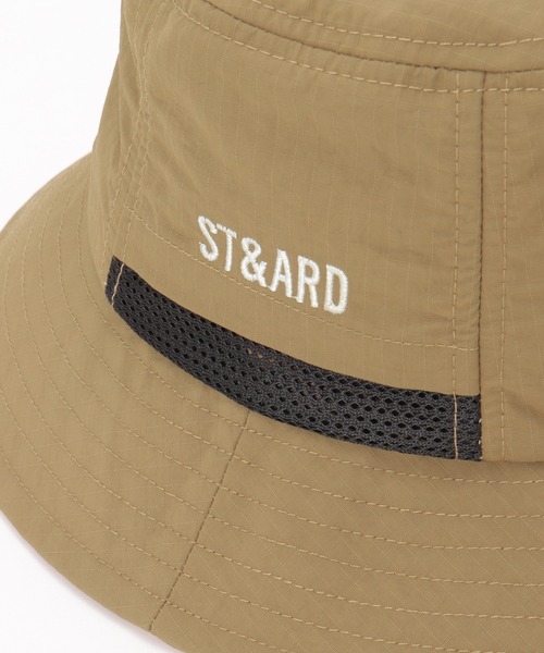 ikka（イッカ）の「リップストップSTDバケットハット（ハット・メンズ・ベージュ/ブラック・FREE）」の8枚目の写真