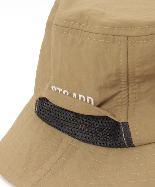 ikka（イッカ）の「リップストップSTDバケットハット（ハット・メンズ・ベージュ/ブラック・FREE）」の9枚目の写真