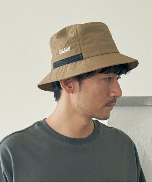 ikka（イッカ）の「リップストップSTDバケットハット（ハット・メンズ・ベージュ/ブラック・FREE）」の17枚目の写真