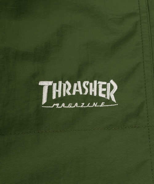 THRASHER（スラッシャー）の「【THRASHER/スラッシャー】ナイロン裏メッシュ ロゴワンポイント ショートパンツ（チノパンツ・メンズ・ベージュ/グリーン/ブラック・M/L/XL）」の13枚目の写真