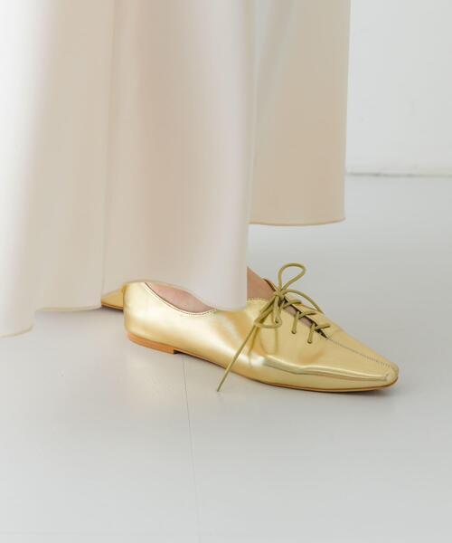 RODE SKO（ロデスコ）の「レースアップフラットシューズ（その他シューズ・レディース・ブラック/ゴールド・38/36/37）」の11枚目の写真