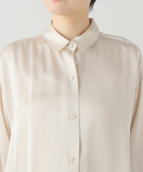 美品 Plage satin シャツ 美品 Plage satin シャツ - メルカリ