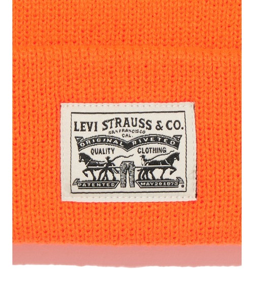 Levi's(リーバイス)の「Levi's/リーバイス BACKPATCH ビーニー オレンジ(ニットキャップ/ビーニー・レディース・マルチ・OS)」の7枚目の写真
