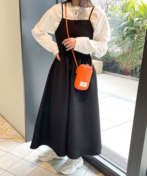 GORGE(ゴージ)の「《シンプル×収納力》レディース シードマルチショルダー ミニバッグ 軽量 春夏秋冬(ショルダーバッグ・レディース・ブラック/ブルー/アイボリー/グレー/グリーン/オレンジ・F)」の7枚目の写真