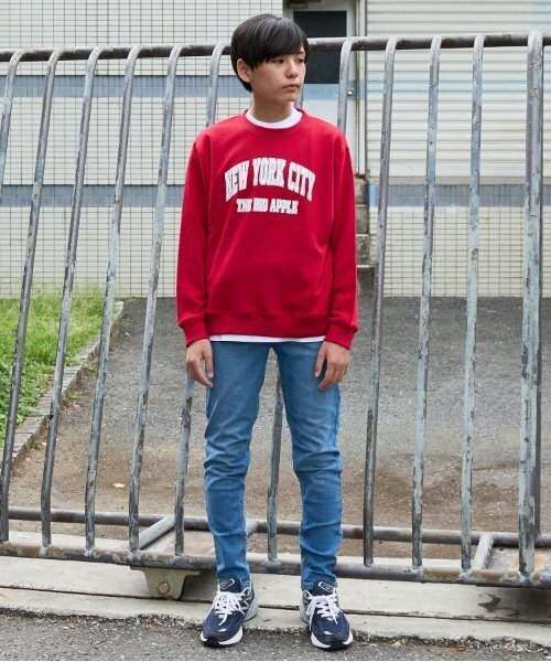 GLAZOS(グラソス)の「ストレッチデニム・スリムパンツ(その他パンツ・キッズ・インディゴブルー/ブラック/ライトブルー・160cm/150cm/140cm/170cm)」の14枚目の写真