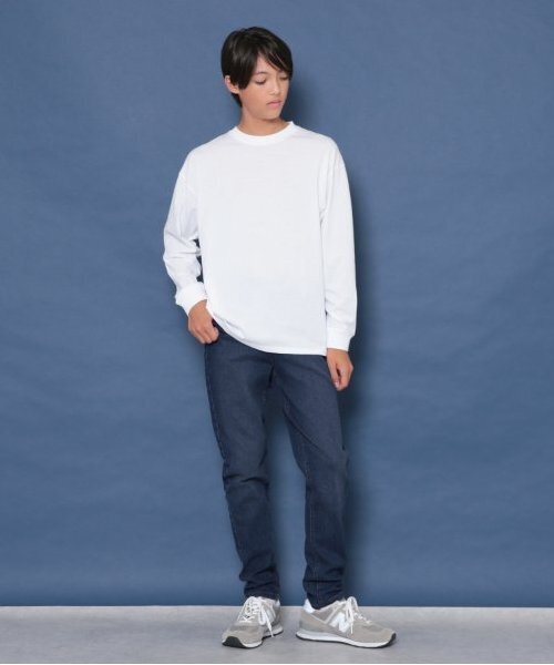 GLAZOS(グラソス)の「ストレッチデニム・スリムパンツ(その他パンツ・キッズ・インディゴブルー/ブラック/ライトブルー・160cm/150cm/140cm/170cm)」の12枚目の写真