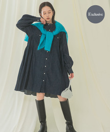 Wrangler | 『別注』Wrangler×ROSSO　WESTERN MINI DRESS(シャツワンピース)