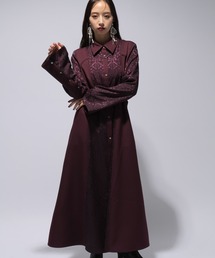 HARE | ソデスリットキリカエワンピース(HARE)(ワンピース)