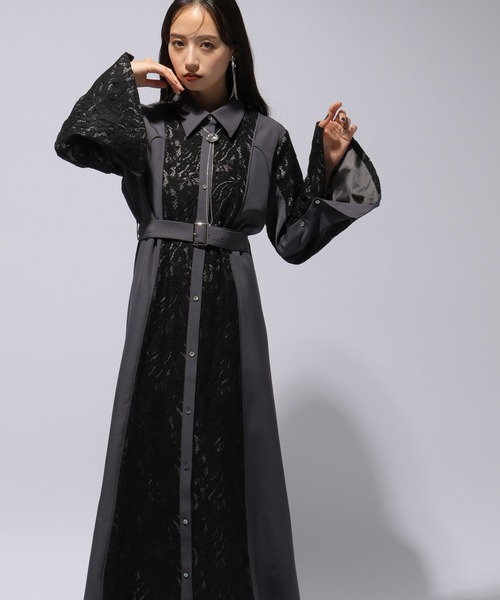 HARE（ハレ）の「ソデスリットキリカエワンピース(HARE)（ワンピース