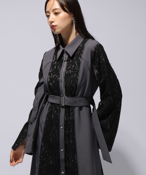 9/3限定セール☆ 【完売品】HARE　ソデスリットキリカエワンピース 9/3限定セール☆ 【完売品】HARE ソデスリットキリカエ