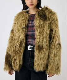 MOUSSY | MESSY FAUX FUR コート(その他アウター)