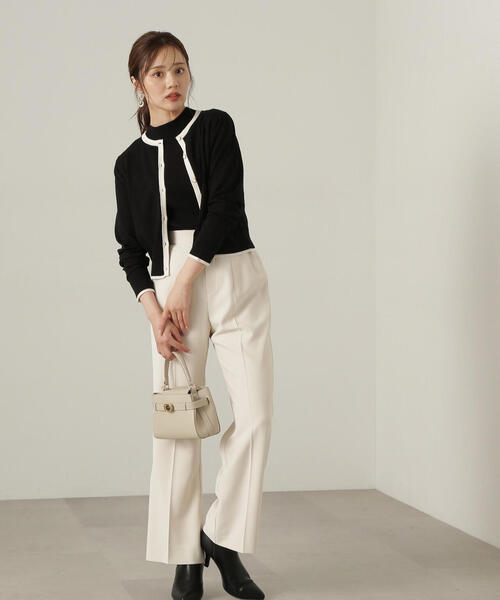 PROPORTION BODY DRESSING（プロポーションボディドレッシング）の「バイカラーアンサンブルニット / 1214270900（ニット/セーター・レディース・ブルー/ブラック/ホワイト系その他・SMALL/MEDIUM）」の7枚目の写真