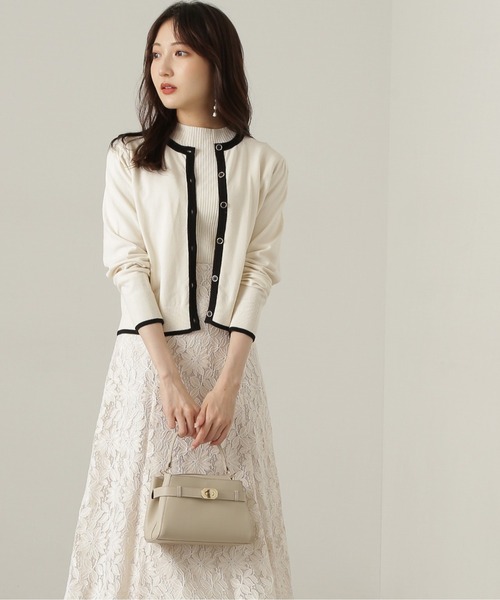 PROPORTION BODY DRESSING（プロポーションボディドレッシング）の「バイカラーアンサンブルニット / 1214270900（ニット/セーター・レディース・ブルー/ブラック/ホワイト系その他・SMALL/MEDIUM）」の22枚目の写真