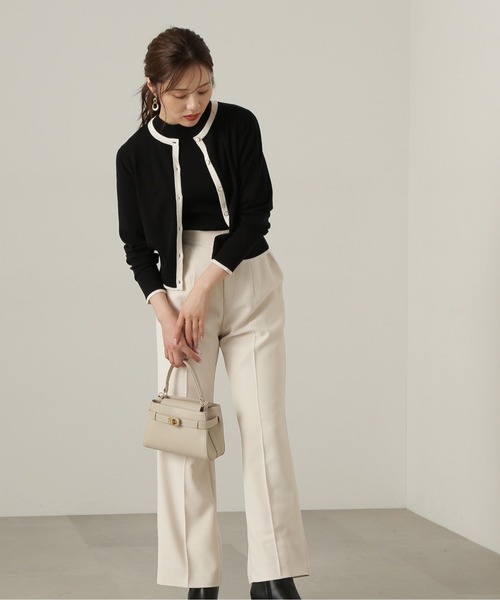 PROPORTION BODY DRESSING（プロポーションボディドレッシング）の「バイカラーアンサンブルニット / 1214270900（ニット/セーター・レディース・ブルー/ブラック/ホワイト系その他・SMALL/MEDIUM）」の14枚目の写真