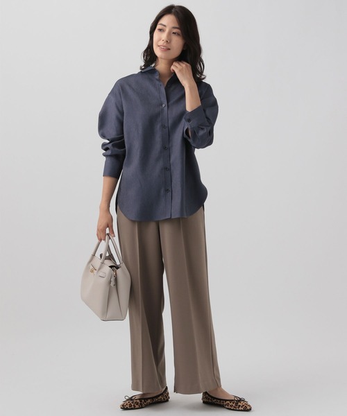 Elura（エルーラ）の「＜レギュラー／低身長サイズ＞サマ見えワイドパンツ/131594（その他パンツ・レディース・ブラック/ブラウン系その他4・MEDIUM/LARGE/FREE(S)）」の6枚目の写真