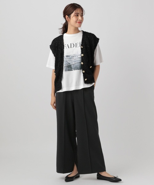 Elura（エルーラ）の「＜レギュラー／低身長サイズ＞サマ見えワイドパンツ/131594（その他パンツ・レディース・ブラック/ブラウン系その他4・MEDIUM/LARGE/FREE(S)）」の8枚目の写真