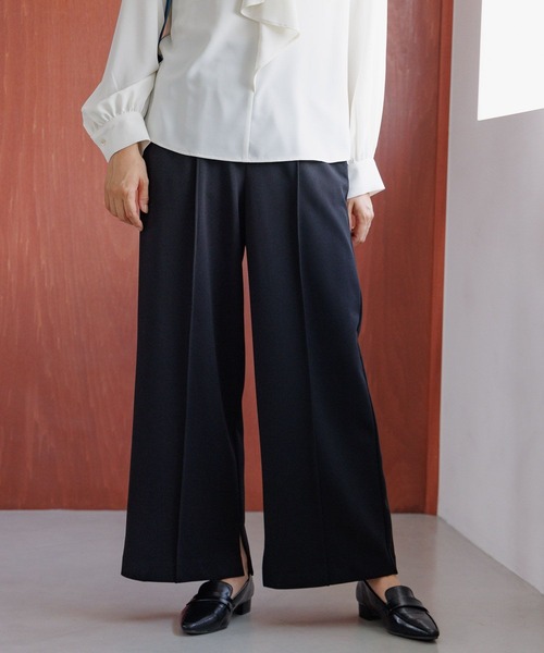 Elura（エルーラ）の「＜レギュラー／低身長サイズ＞サマ見えワイドパンツ/131594（その他パンツ・レディース・ブラック/ブラウン系その他4・MEDIUM/LARGE/FREE(S)）」の17枚目の写真