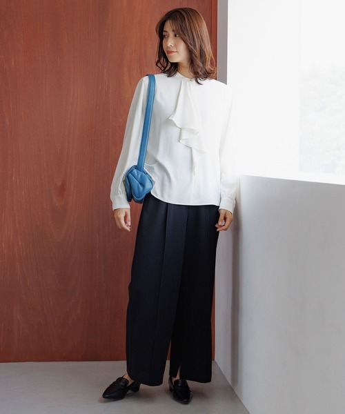 Elura（エルーラ）の「＜レギュラー／低身長サイズ＞サマ見えワイドパンツ/131594（その他パンツ・レディース・ブラック/ブラウン系その他4・MEDIUM/LARGE/FREE(S)）」の19枚目の写真