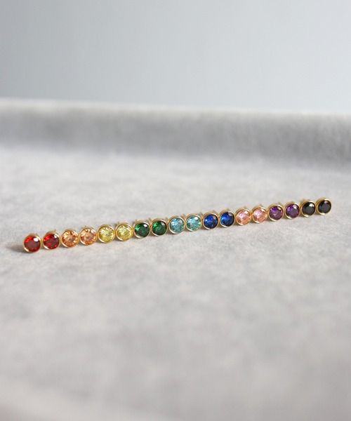 CERCA(チェルカ)の「KAM.accessory/ジルコニアピアス/サージカルステンレス316(ピアス(両耳用)・レディース・H/C/I/G/B/A/E/D/F・FREE)」の4枚目の写真