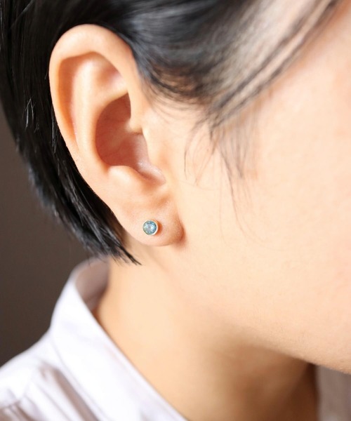 CERCA(チェルカ)の「KAM.accessory/ジルコニアピアス/サージカルステンレス316(ピアス(両耳用)・レディース・H/C/I/G/B/A/E/D/F・FREE)」の5枚目の写真