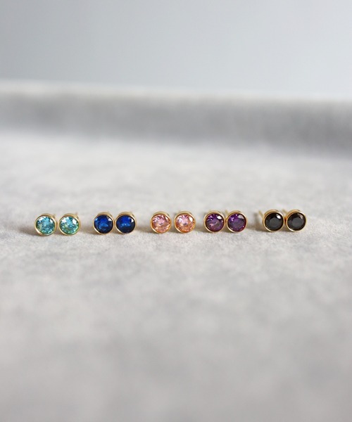 CERCA(チェルカ)の「KAM.accessory/ジルコニアピアス/サージカルステンレス316(ピアス(両耳用)・レディース・H/C/I/G/B/A/E/D/F・FREE)」の7枚目の写真