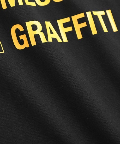 Manhattan Portage（マンハッタンポーテージ）の「L/S Print T-Shirt（Tシャツ/カットソー・メンズ・ホワイト/ブラック・MEDIUM/LARGE/X-LARGE/SMALL）」の5枚目の写真