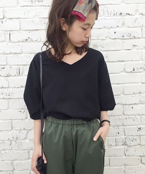 Kastane（カスタネ）の「バルーン袖2WAYPO（シャツ/ブラウス・レディース・マスタード/ブラック/その他15・FREE）」の13枚目の写真