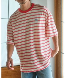 #Re:room | アイコンワッペンストライプビッグTシャツ(Tシャツ/カットソー)