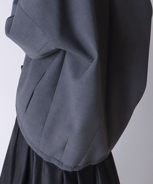 DRESSLAVE(ドレスレイブ)の「B7 / bonding spindle coat(ボンディングスピンドルコート)(ピーコート・レディース・チャコールグレー・38)」の7枚目の写真