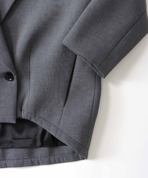 DRESSLAVE(ドレスレイブ)の「B7 / bonding spindle coat(ボンディングスピンドルコート)(ピーコート・レディース・チャコールグレー・38)」の12枚目の写真