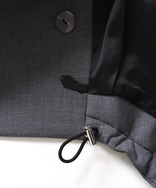 DRESSLAVE(ドレスレイブ)の「B7 / bonding spindle coat(ボンディングスピンドルコート)(ピーコート・レディース・チャコールグレー・38)」の13枚目の写真