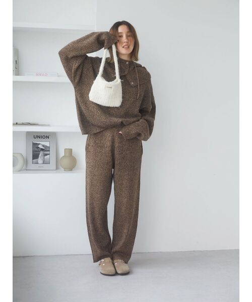 Ungrid（アングリッド）の「ローゲージニットハンドバッグ（ハンドバッグ・レディース・オフホワイト/ブルー/ピンク・FREE）」の6枚目の写真