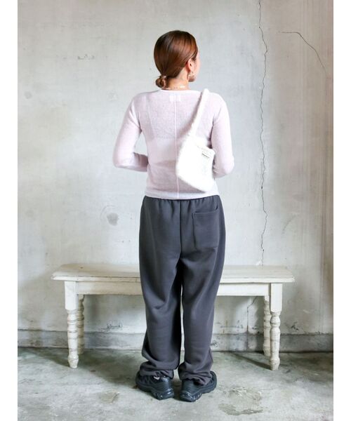 Ungrid（アングリッド）の「ローゲージニットハンドバッグ（ハンドバッグ・レディース・オフホワイト/ブルー/ピンク・FREE）」の10枚目の写真