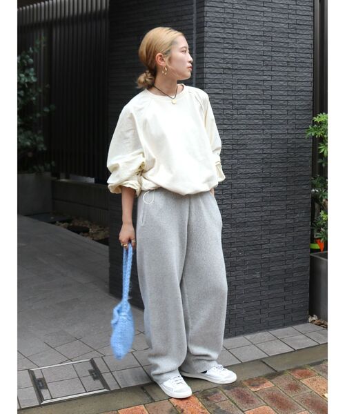 Ungrid（アングリッド）の「ローゲージニットハンドバッグ（ハンドバッグ・レディース・オフホワイト/ブルー/ピンク・FREE）」の12枚目の写真