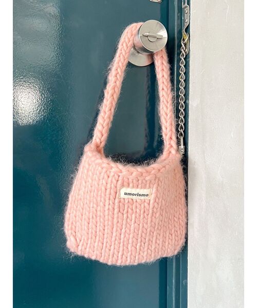 Ungrid（アングリッド）の「ローゲージニットハンドバッグ（ハンドバッグ・レディース・オフホワイト/ブルー/ピンク・FREE）」の21枚目の写真