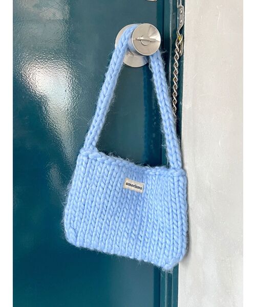 Ungrid（アングリッド）の「ローゲージニットハンドバッグ（ハンドバッグ・レディース・オフホワイト/ブルー/ピンク・FREE）」の22枚目の写真